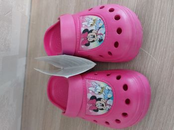 sabots minnie rose fonçé 30/31