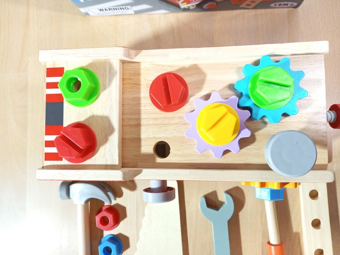 🔨 Camion pompier outils en bois - photo numéro 3