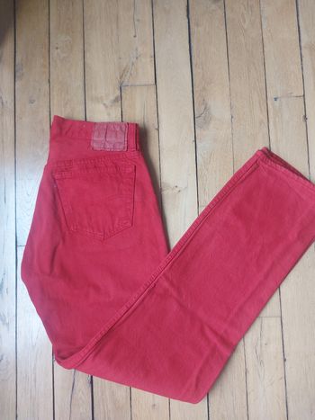Jean Levi's 501 Vintage Rouge -
Made in USA - W34 L34 multi sex 
