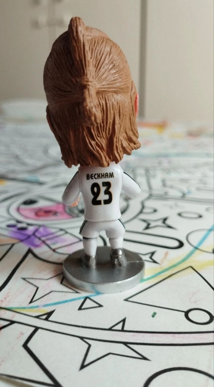 Petite figurine football neuve David Beckham Real Madrid - photo numéro 2