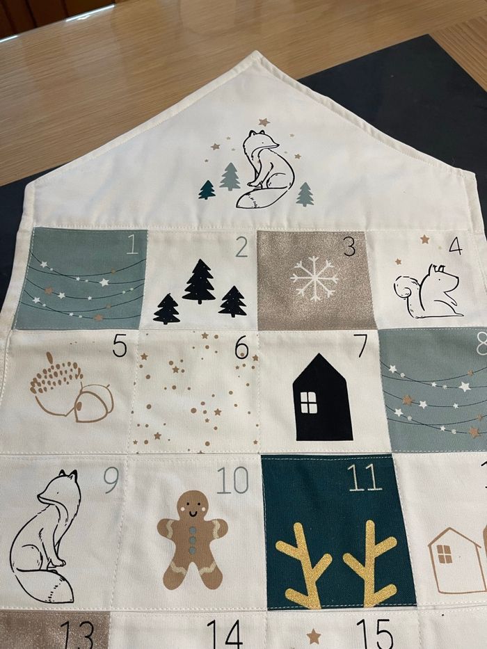 Calendrier de la vent tissu - photo numéro 4