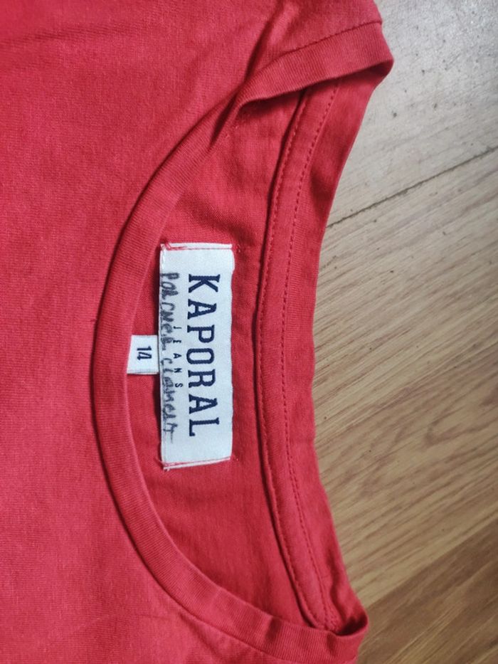 T-shirt Kaporal rouge - photo numéro 3