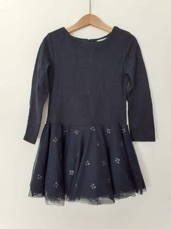 Robe  de fête bleu marine 5 ans Okaïdi