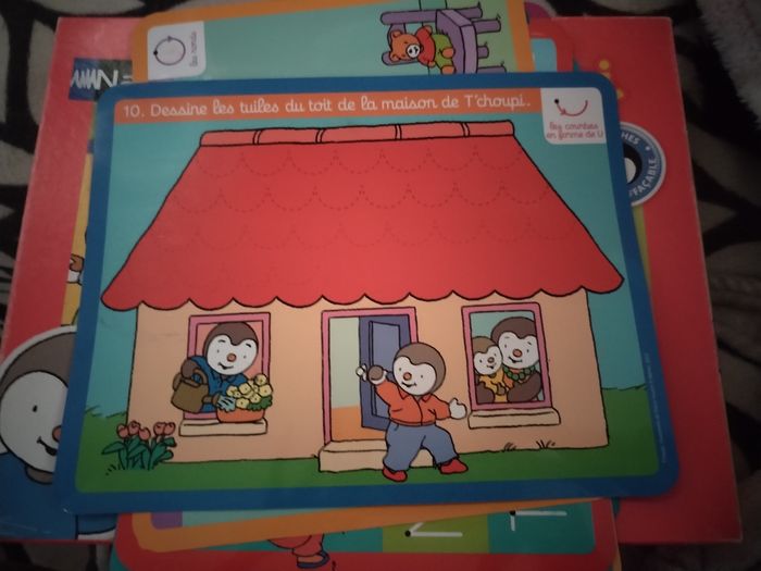 Jeux écritures et dessins T'choupi premiers graphismes "Nathan" - photo numéro 3