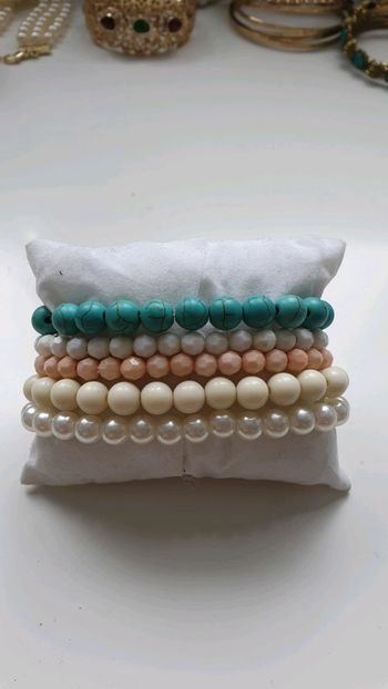 Ensemble bracelet fantaisie perles