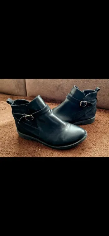 Bottine talon noir
