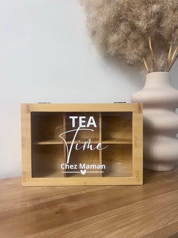 Boîte à thé personnalisée 
