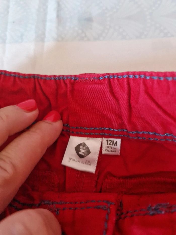 Lot 2 pantalons 12 mois - photo numéro 6