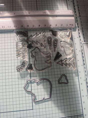 Tampons et dies matrice de découpe scrapbooking thème hiver