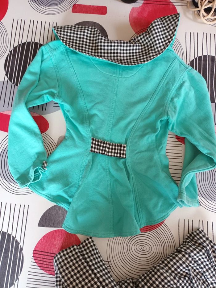 Tailleur jupe et veste 👧 Vintage taille 12 ans - photo numéro 5