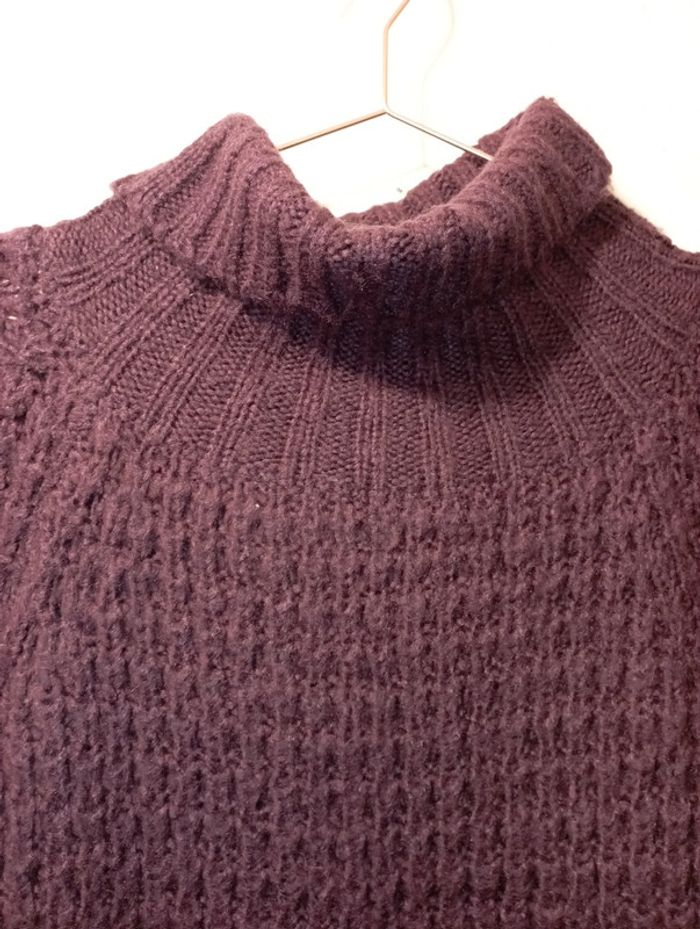 Robe grosse maille violet - photo numéro 4