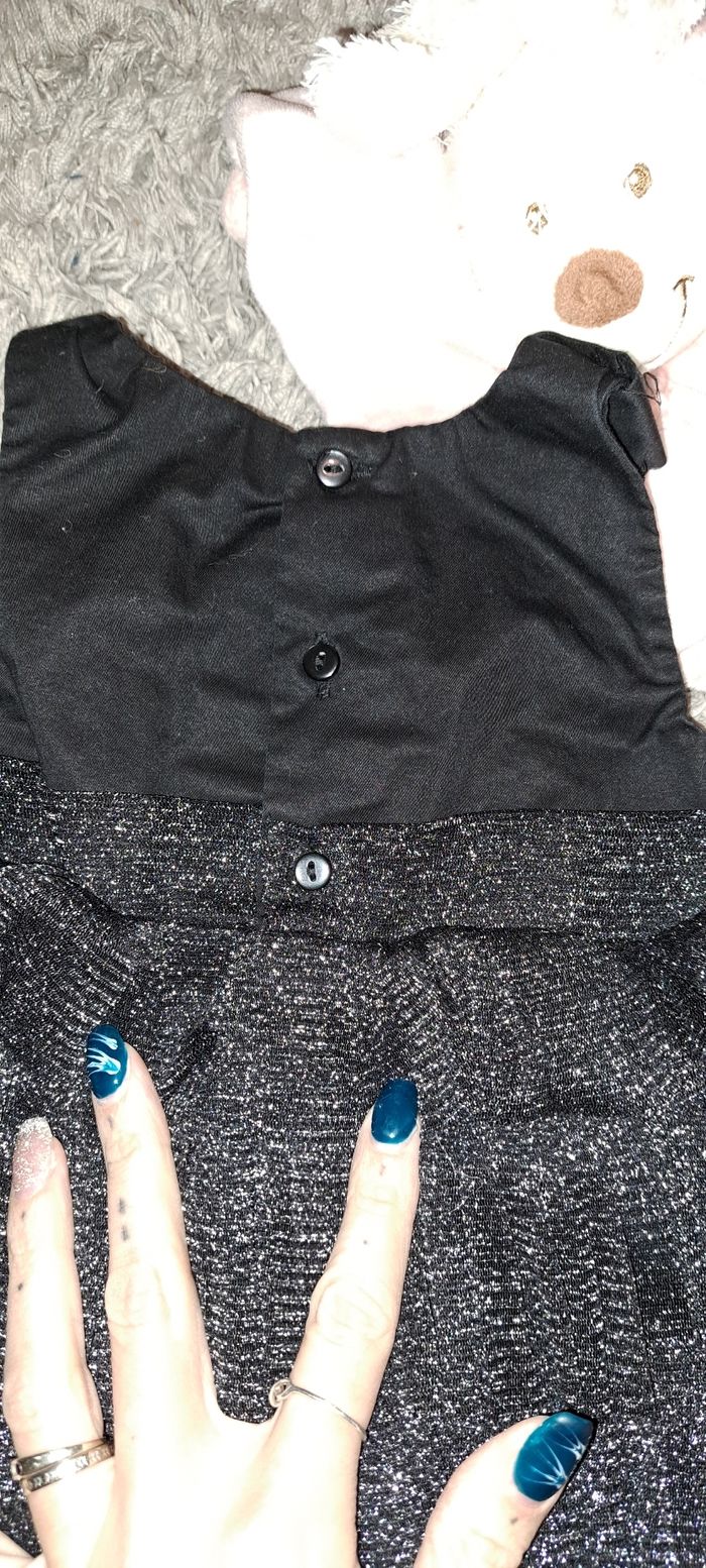 Robe Fille 3mois noir - photo numéro 4