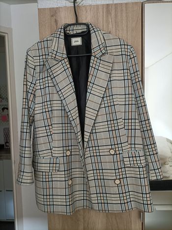 Blazer à carreaux