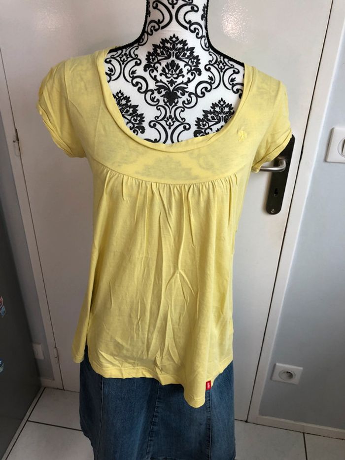 Teeshirt EDC by Esprit jaune taille M - photo numéro 2