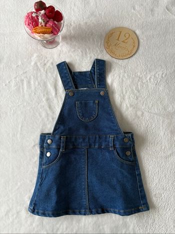 👗 Robe salopette bébé - 12 mois - Mots d’enfants