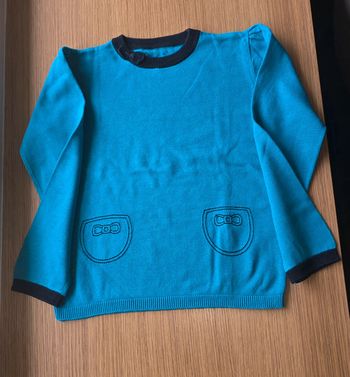 Pull effet fausses poches 10 ans