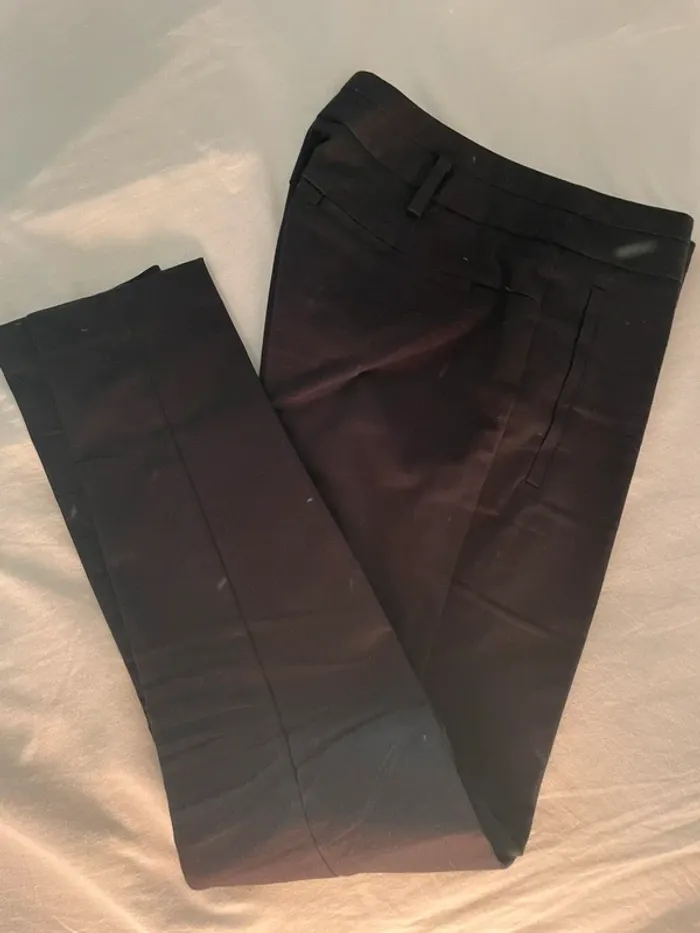 Pantalon de tailleur noir Zara - photo numéro 3