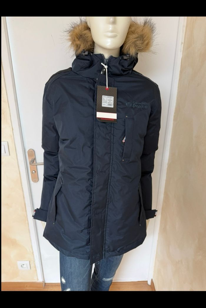 Parka Canadian Peak femme – Taille M/38 – bleu marine – Neuf avec étiquette - photo numéro 2