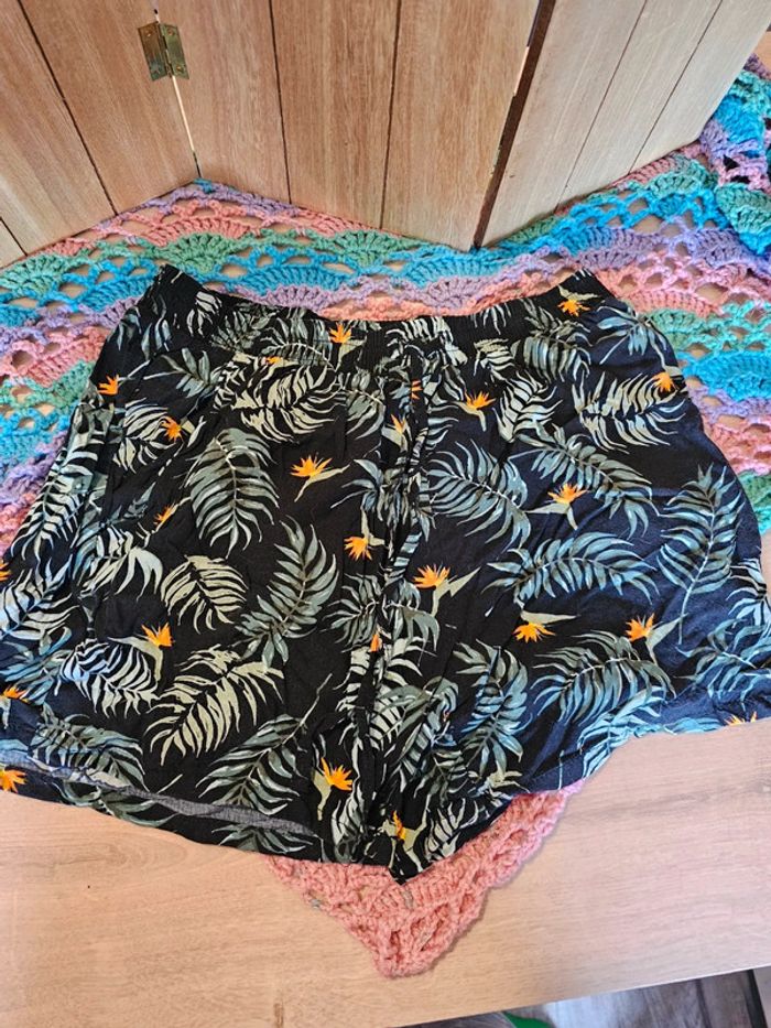 Short Legers été, imprimé feuilles, 36 / S