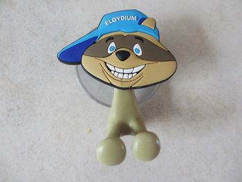 Support porte brosse à dents raton laveur à ventouse enfant Elgydium