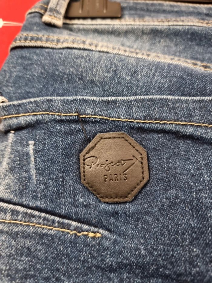 Project X Paris jean homme skinny T19947 Bleu Denim * T38/40 * - photo numéro 9