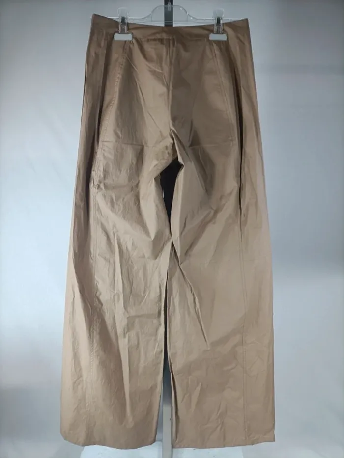 Pantalon évasé - palazzo beige - Patrizia Pepe  A064 - photo numéro 3