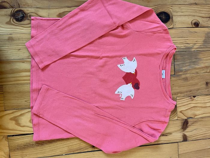 Tee-shirts Petit Bateau 8 ans : 3 + 1 offert - photo numéro 2