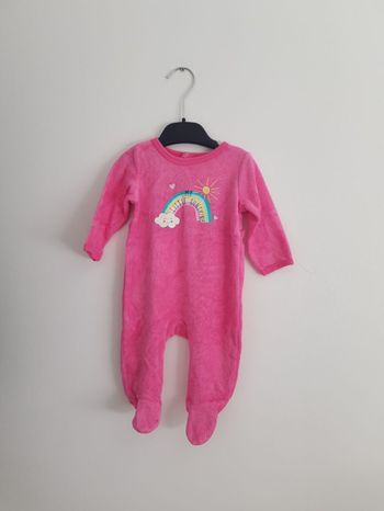 Pyjama en velours taille 3 mois