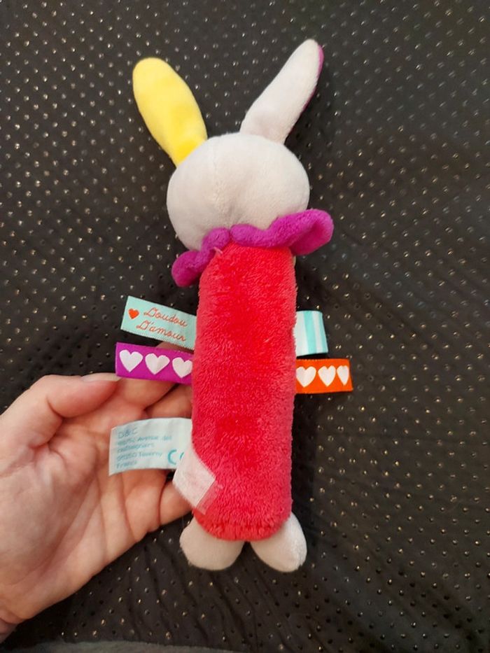 Hochet en peluche 1er âge - photo numéro 2