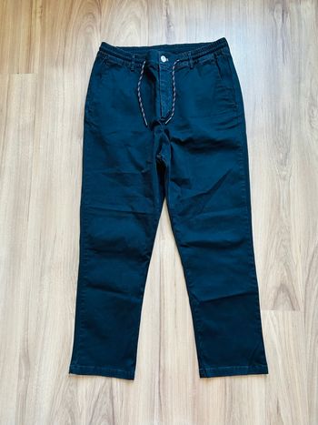Pantalon marine Cargo Homme Zara Taille M