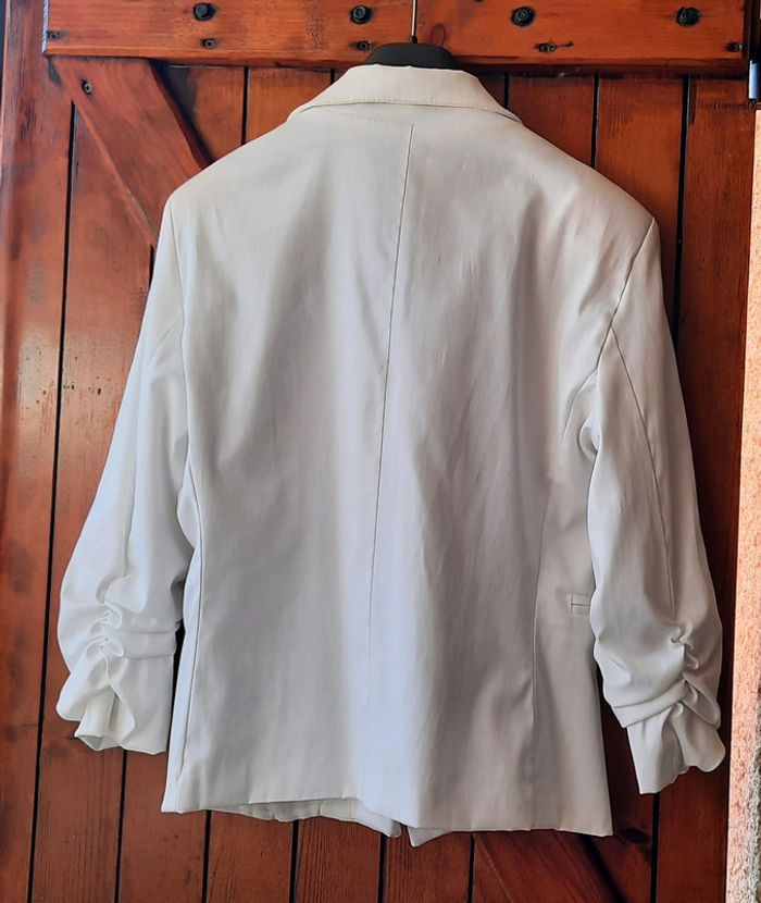 Blazer blanc, femme, taille L/40 - photo numéro 2