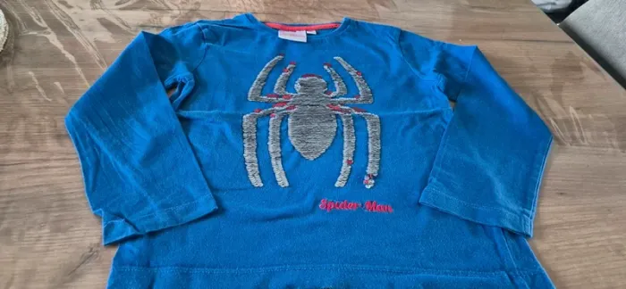 Tee-shirt marvel spiderman 6 ans - photo numéro 3