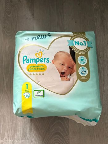 Couches T1 pampers premium collection