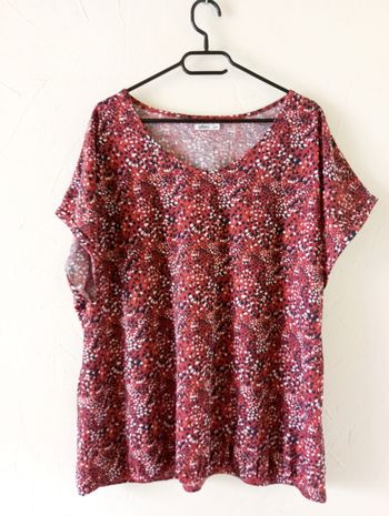 Blouse manches courtes, Gémo, taille 50/52