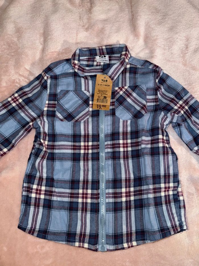 Chemise zippe