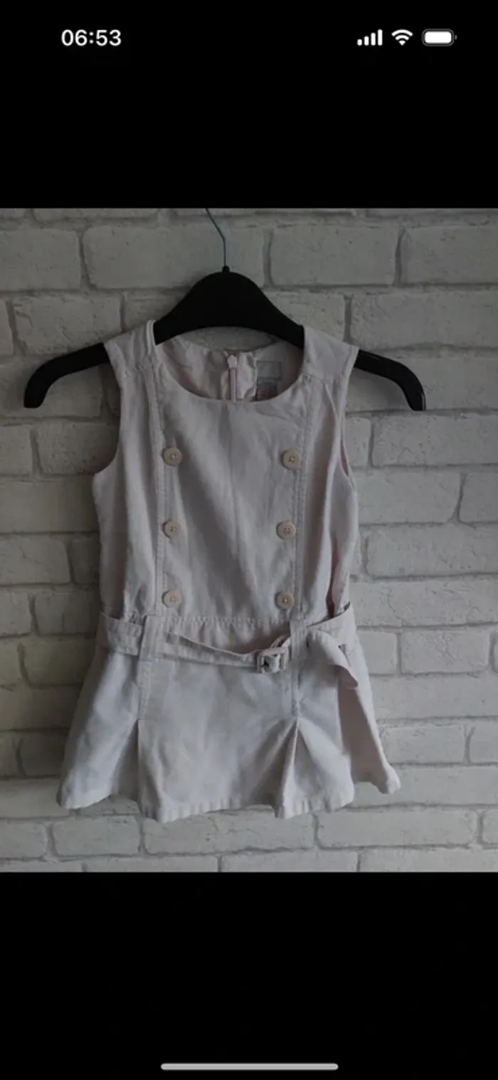 Robe en velours Cyrillus taille 5 ans