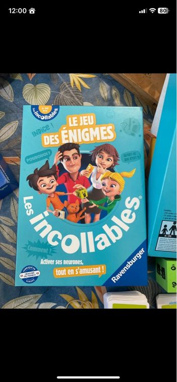 Le jeu des énigmes - les incollables 