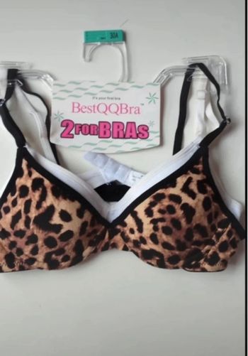Lot de 2 soutiens- gorge adolescente taille 65 A 10/12 ans