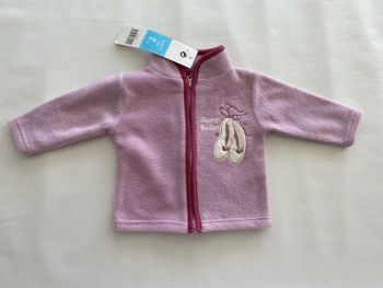 Gilet polaire mauve  Sweet Ballet 6 mois