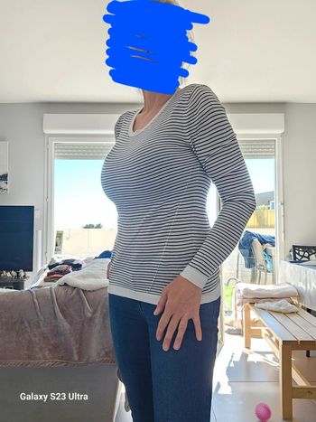 Pull marin h&m taille 38