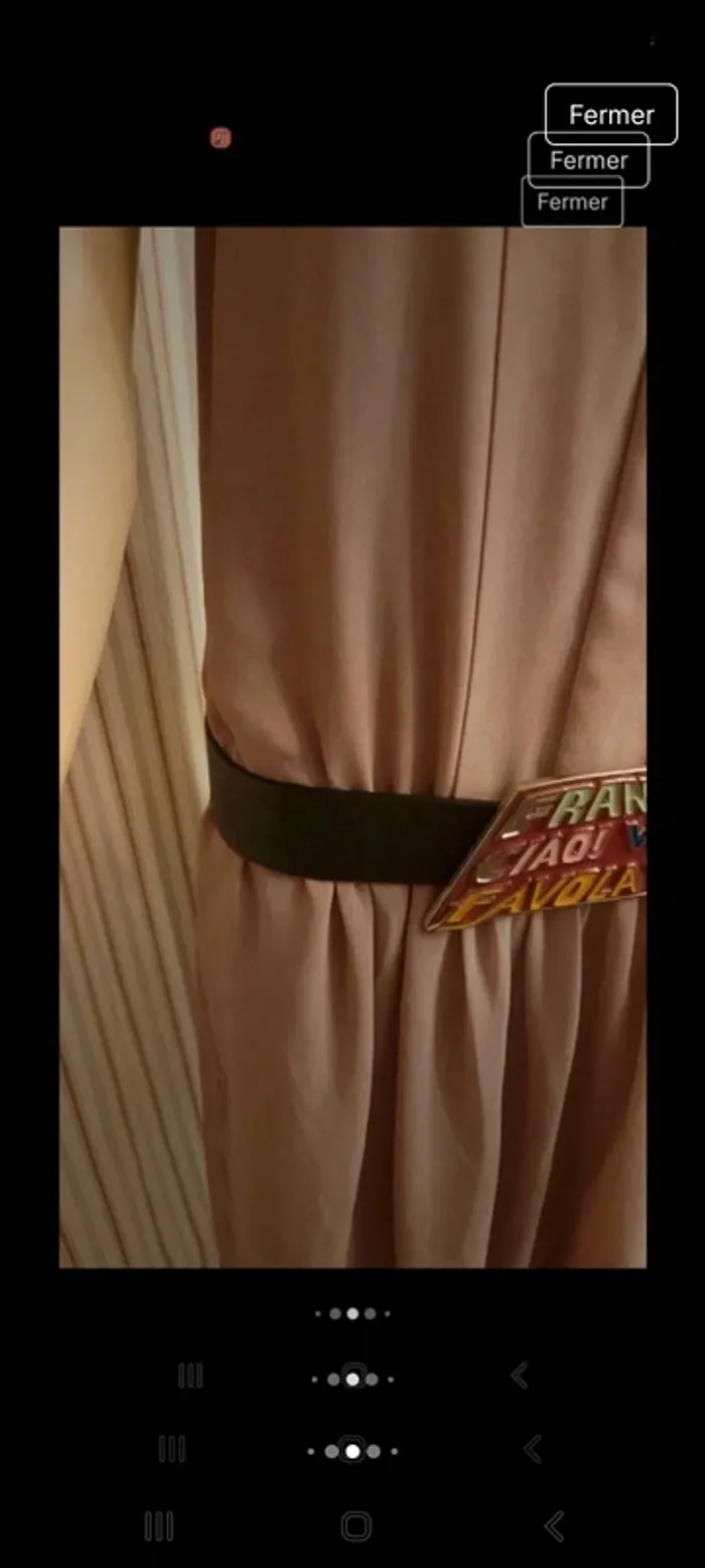 Ceinture Marron cuir Frankie Morello Milano 85cm - photo numéro 5