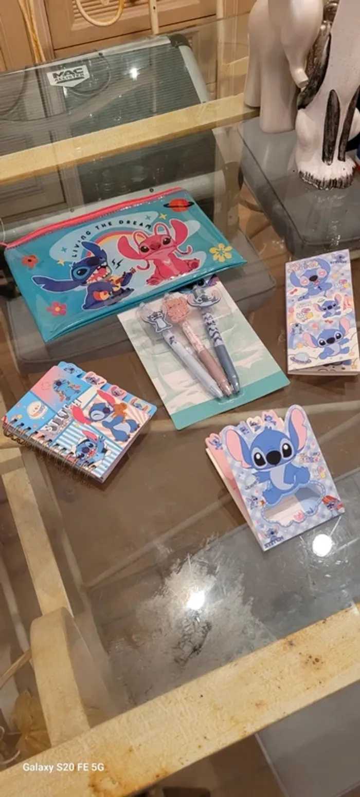Lot petits articles papeterie Stitch Disney - photo numéro 5