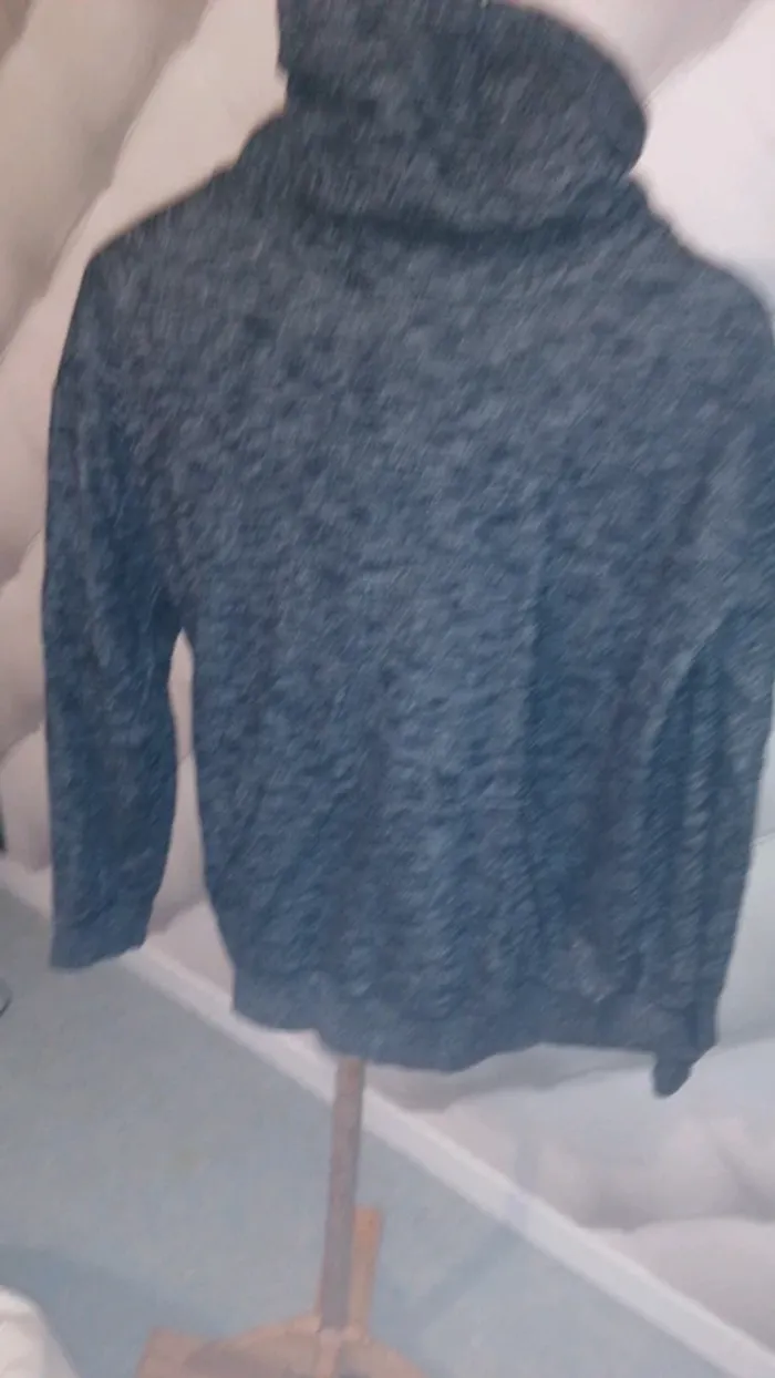 Pull  gris col - photo numéro 3