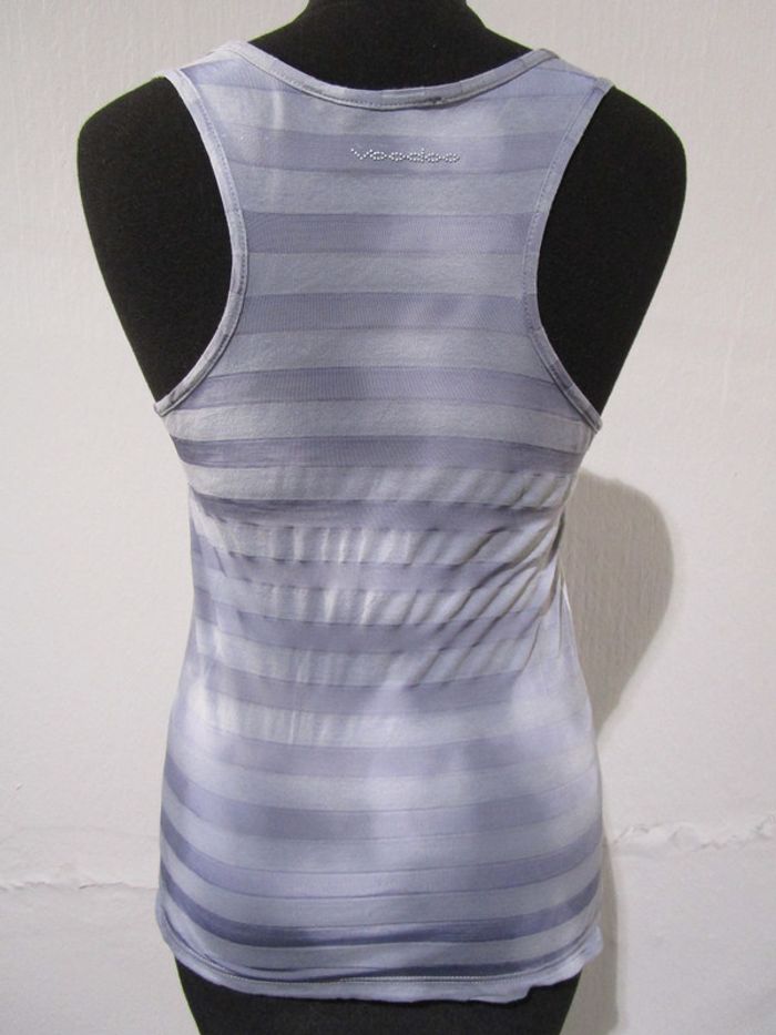 Débardeur bleu/gris Voodoo 40 en parfait état - photo numéro 3