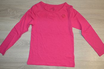 Tee shirt manches longues rose 5/6 ans Tex