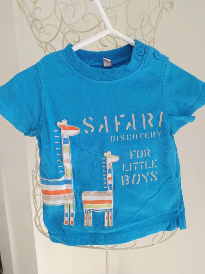 T shirt safari 6 mois