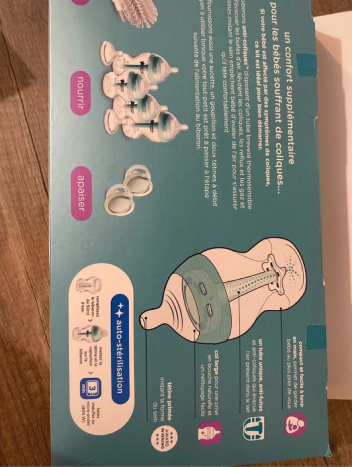 Lot Biberons Tommee Tippee anti colique advenced - photo numéro 4