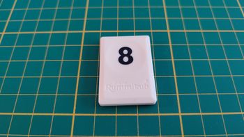 Tuile chiffre 8 huit noir pièce détachée L'original Rummikub chiffres M&M Ventures 2014 #E31