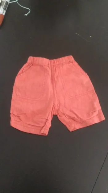 Short toile petit bateau