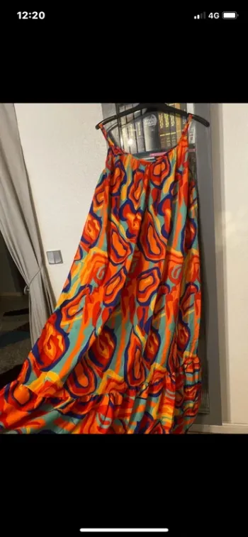superbe robe longue été à bretelle shein curve taille 54 neuve 7XL / 54 / 26 • Très bon